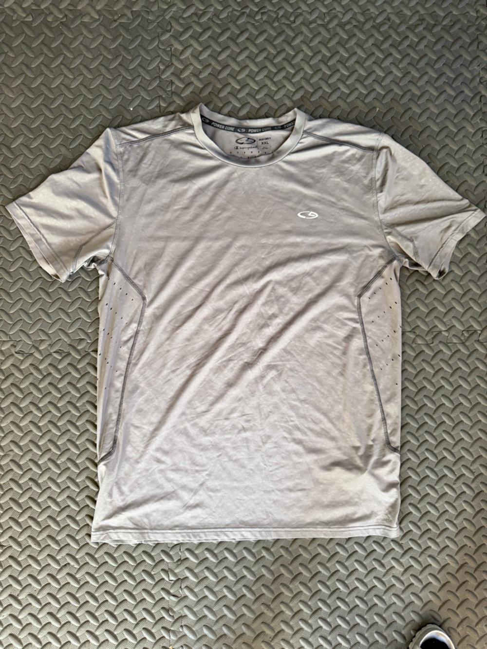 Champion Light Gray Short Sleeve Performance Tee